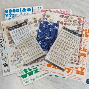 Alphabet Stickers 20 Sheets